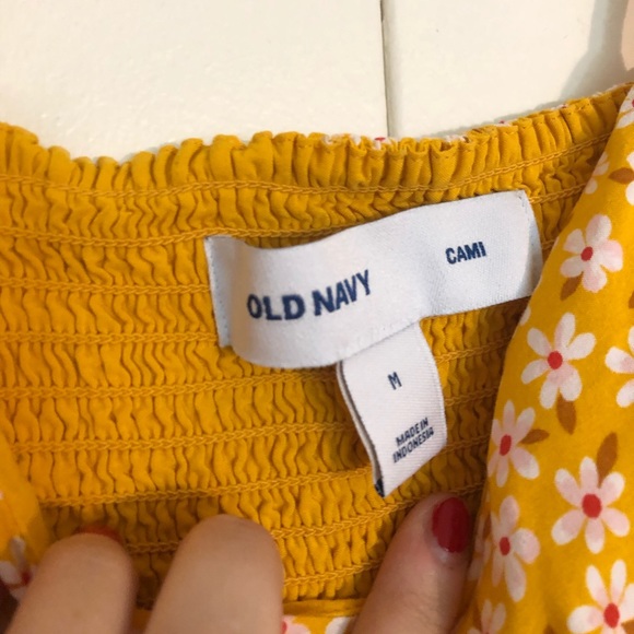 Old Navy Yellow Floral Cami Dress - Picture 4 of 5